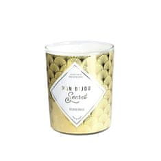 Dišeča sveča 40h z draguljem Vanilla CCOV100