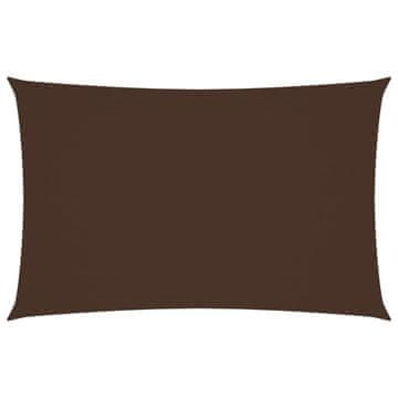 Vidaxl Senčno jadro oksford blago pravokotno 2x5 m rjavo