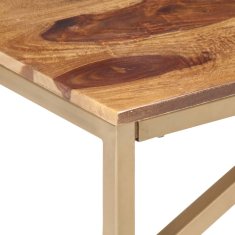 Vidaxl Klop 160 cm iz trdnega palisandra