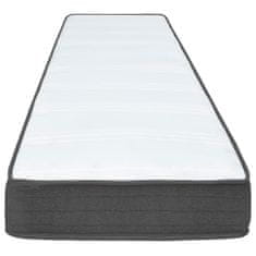 Greatstore Boxspring postelja temno siva iz blaga 80x200 cm