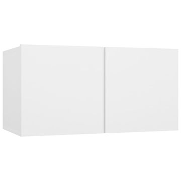 Vidaxl Viseča TV omarica bela 60x30x30 cm