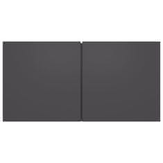 Vidaxl Viseče TV omarice 3 kosi sive 60x30x30 cm