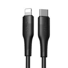 Joyroom usb type c - lightning kabel power delivery 20w 2.4a 0.25m črn (s-02524m3 črn)