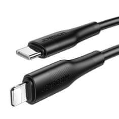 Joyroom usb type c - lightning kabel power delivery 20w 2.4a 0.25m črn (s-02524m3 črn)