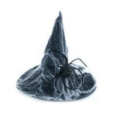 Zaparevrov Čarovnica/Halloween klobuk s pajkovo mrežo, za odrasle