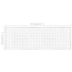 Vidaxl Prenosni žar za kampiranje iz jekla 60x22,5x33 cm