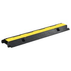 Vidaxl Most za zaščito kablov 1 kanal guma 100 cm