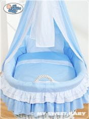 Greatstore Mojzesova košara z nadstreškom - Bellamy blue