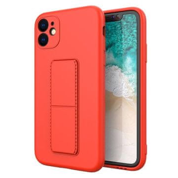 MG Kickstand silikonski ovitek za iPhone 11 Pro, rdeča