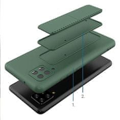 MG Kickstand silikonski ovitek za Samsung Galaxy A42 5G, črna