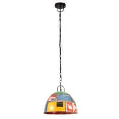 Vidaxl Industrijska starinska viseča svetilka 25 W večbarvna 31 cm E27