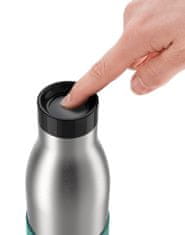 Tefal Bludrop Sleeve termo steklenica, 0,5 l, jeklo/zelena (N3110610)