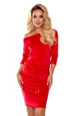 Numoco Ženska obleka 13-135, rdeča, XL