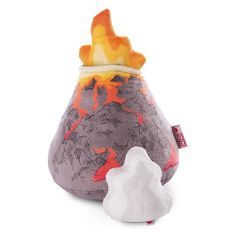NICI Plišasti vulkan , 12 cm, z oblakom in ognjem