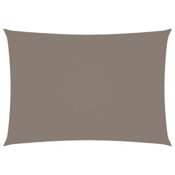 Vidaxl Senčno jadro oksford blago pravokotno 2x4,5 m taupe