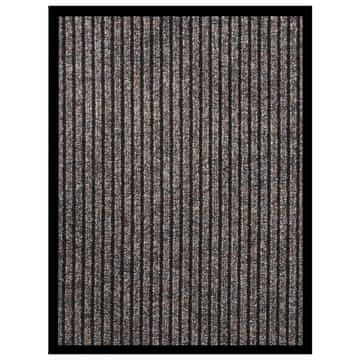 Vidaxl vidaXL Predpražnik, rebrast, bež, 40x60 cm