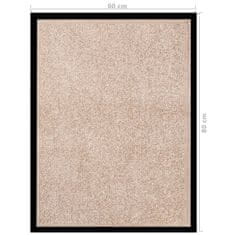 Vidaxl Predpražnik bež 60x80 cm