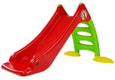 Lean-toys Vrtni tobogan za otroke 424 zeleno-rdeč -8563 -110 cm