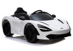 shumee McLaren 720S baterijski avto bele barve
