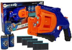 shumee Pištola za penaste naboje 48 kosov rotacijski nabojnik modra in oranžna