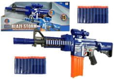 Lean-toys Pištola na baterije z penastimi izstrelki z 20 izstrelki iz pene-4806