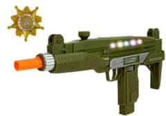 Lean-toys Vojaška puška 37 cm – svetlobni in zvočni efekti