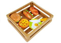 Lean-toys Set za rezanje burgerja v gajbici