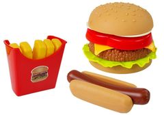 Lean-toys Set za hamburger s hitro hrano