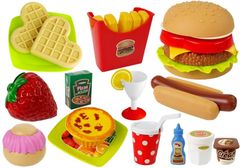 Lean-toys Set za hamburger s hitro hrano