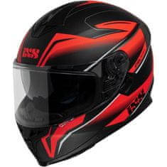 iXS 1100 2.3 motoristična čelada, črno-rdeča, XL