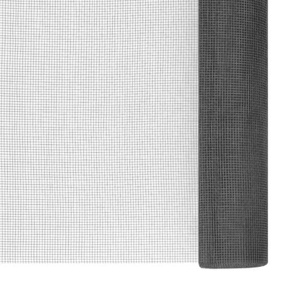 Vidaxl Mreža iz steklenih vlaken 80x1000 cm črna