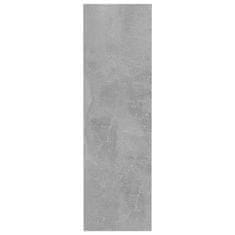 Vidaxl Stenske omare za čevlje 4 kosi betonsko sive 60x18x60 cm