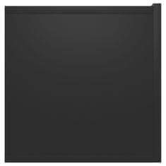 Vidaxl Viseče TV omarice 3 kosi črne 60x30x30 cm