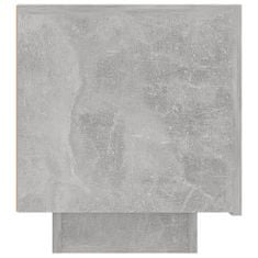 Greatstore Nočna omarica betonsko siva 100x35x40 cm iverna plošča