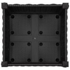 Vidaxl Visoka greda 40x40x23 cm polipropilen