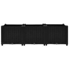 Vidaxl Visoka greda 120x40x38 cm polipropilen