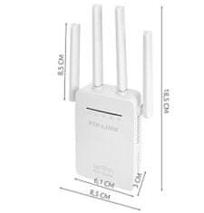Verkgroup Brezžični 2,4 GHz WIFI repeater router ojačevalnik signala 300Mb/s WPS