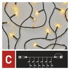 Emos povezovalni niz, zavesa, 100 LED, 1x 2 m, topla bela