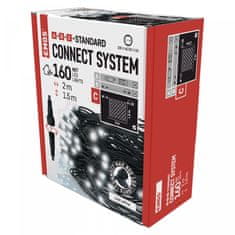 Emos povezovalni niz, mreža, 160 LED, 1,5 x 2 m, hladna bela