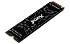 Kingston Fury Renegade SSD disk, 1000 GB, 7300/6000 MB/s, PCIe 4.0, 3D TLC, gaming, M.2, NVMe (SFYRS/1000G)