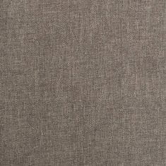 Vidaxl Gugalni stol taupe blago