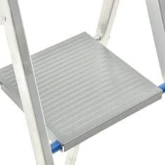 Vidaxl Aluminijasta lestev s 3 stopnicami 150 kg