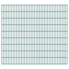 shumee 2D ograjni paneli, 2,008 x 1,83 m, 36 m, zeleni