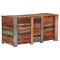 Vidaxl Pisalna miza, 170x70x76 cm, obnovljen masivni les