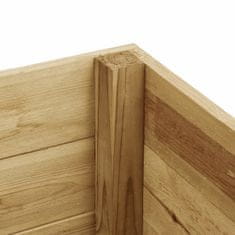 Vidaxl Visoka greda 100x50x97 cm impregnirana borovina