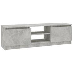 Vidaxl TV omarica betonsko siva 120x30x35,5 cm iverna plošča