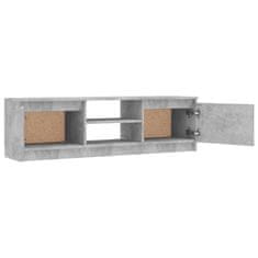 Vidaxl TV omarica betonsko siva 120x30x35,5 cm iverna plošča