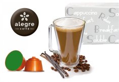 Alegre caffè kapsule Cappuccino Vanilla, za kavni aparat Nescafe Dolce Gusto, 32 kosov
