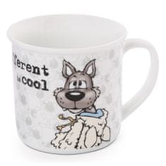 NICI Skodelica , Ulva wolf, 400ml, porcelan