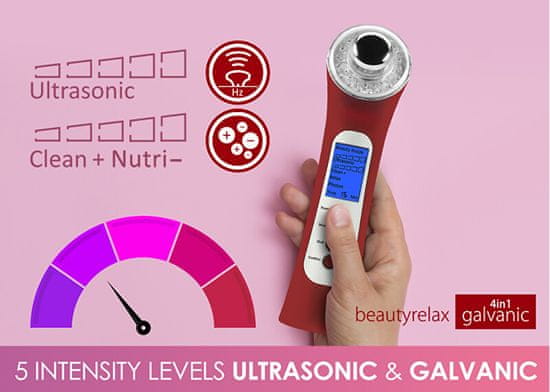 Beauty Relax Galvanski likalnik za kožo 4 v 1 s fotonsko terapijo BR-1150